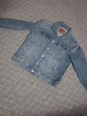 Lucky Brand Womans Medium Blue Denim Jacket